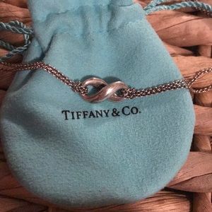 Tiffany & co. infinity necklace sterling silver